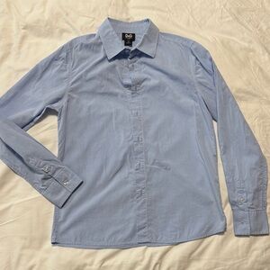 D&G Blue Long-Sleeve Button Down Shirt